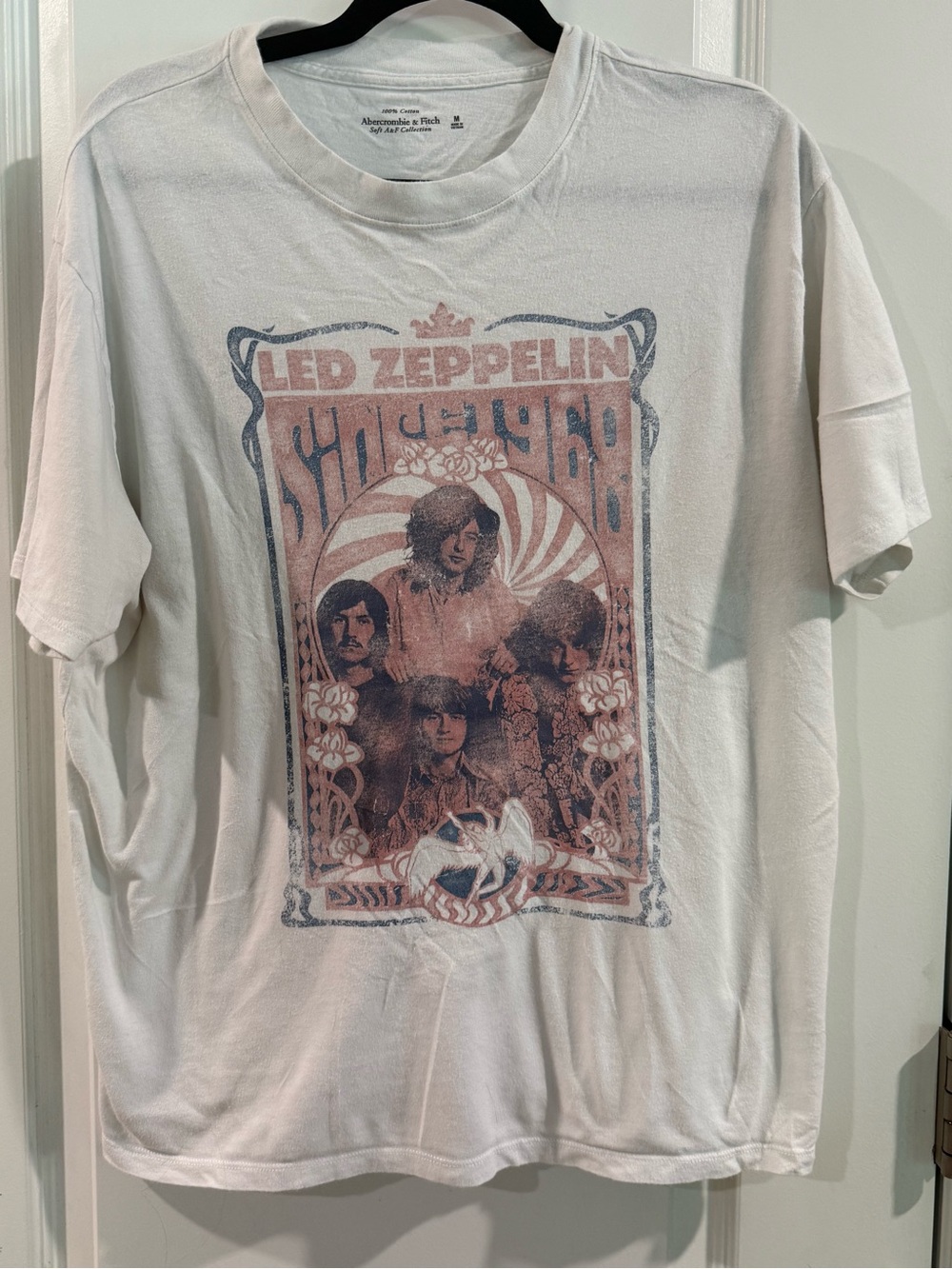 Abercrombie & Fitch White Led Zeppelin Graphic Tee